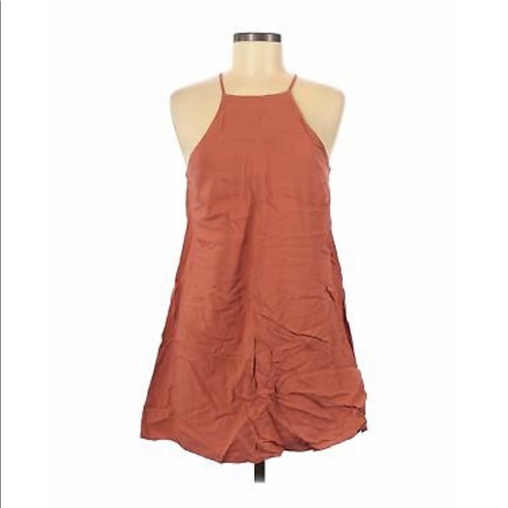 Burnt orange dress